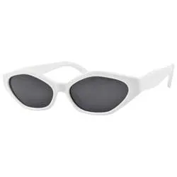 KATRA White Cat-Eye Sunglasses sold by Giant Vintage