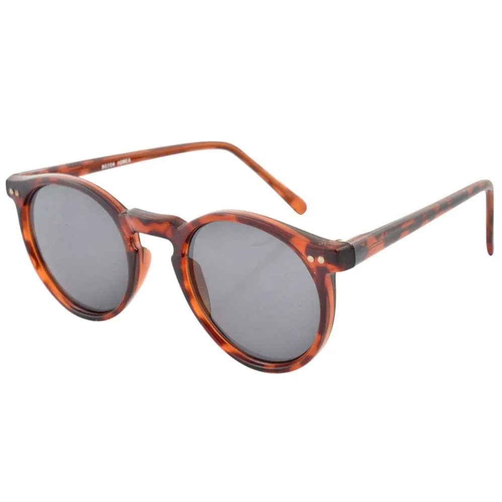 STONEY Tortoise/Super Dark Classic Round Sunglasses sold by Giant Vintage product image thumbnail 2