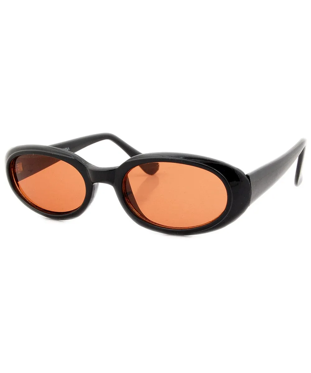 BURGER Orange Oval Sunglasses sold by Giant Vintage product image thumbnail 3