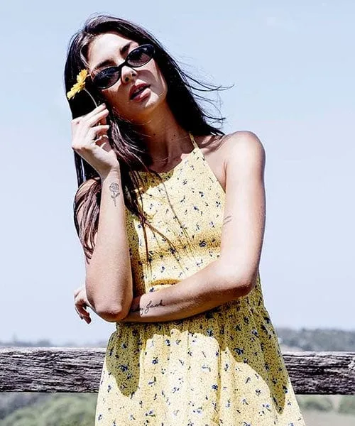 DUNKED Sunset Oval Sunglasses sold by Giant Vintage product image thumbnail 3