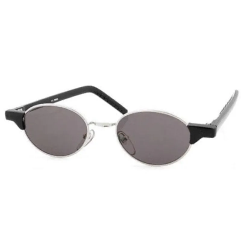 CESSNA Black/Silver/Super Dark Oval Sunglasses sold by Giant Vintage