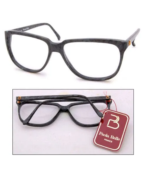 TRUFFLE Black Clear Glasses sold by Giant Vintage