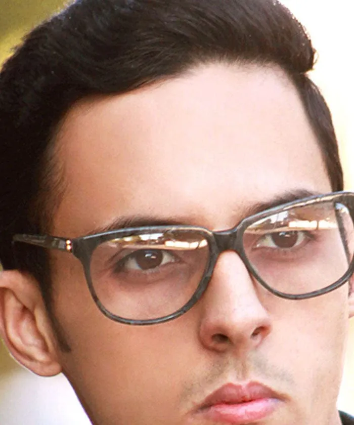 TRUFFLE Black Clear Glasses sold by Giant Vintage product image thumbnail 3