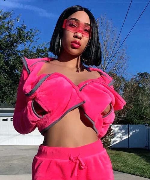 MELD Pink Shield Sunglasses sold by Giant Vintage product image thumbnail 5