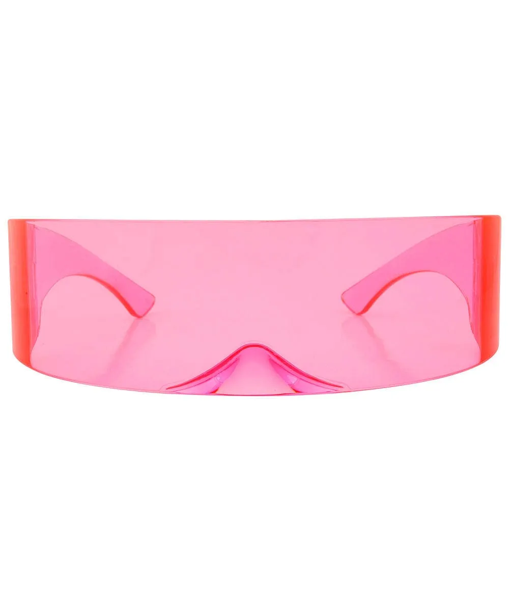 MELD Pink Shield Sunglasses sold by Giant Vintage