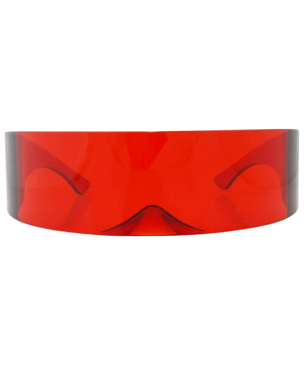 MELD Red Shield Sunglasses sold by Giant Vintage product image thumbnail 3