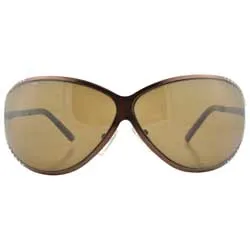 BOTOX Copper/Brown Oversized Sunglasses sold by Giant Vintage