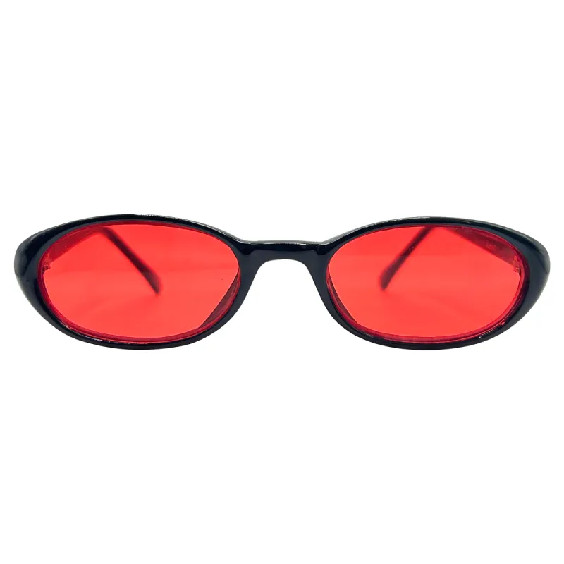 JAMMERS Black/Red Square Sunglasses sold by Giant Vintage