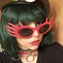 DIVINE Red/SD 80s Sunglasses sold by Giant Vintage