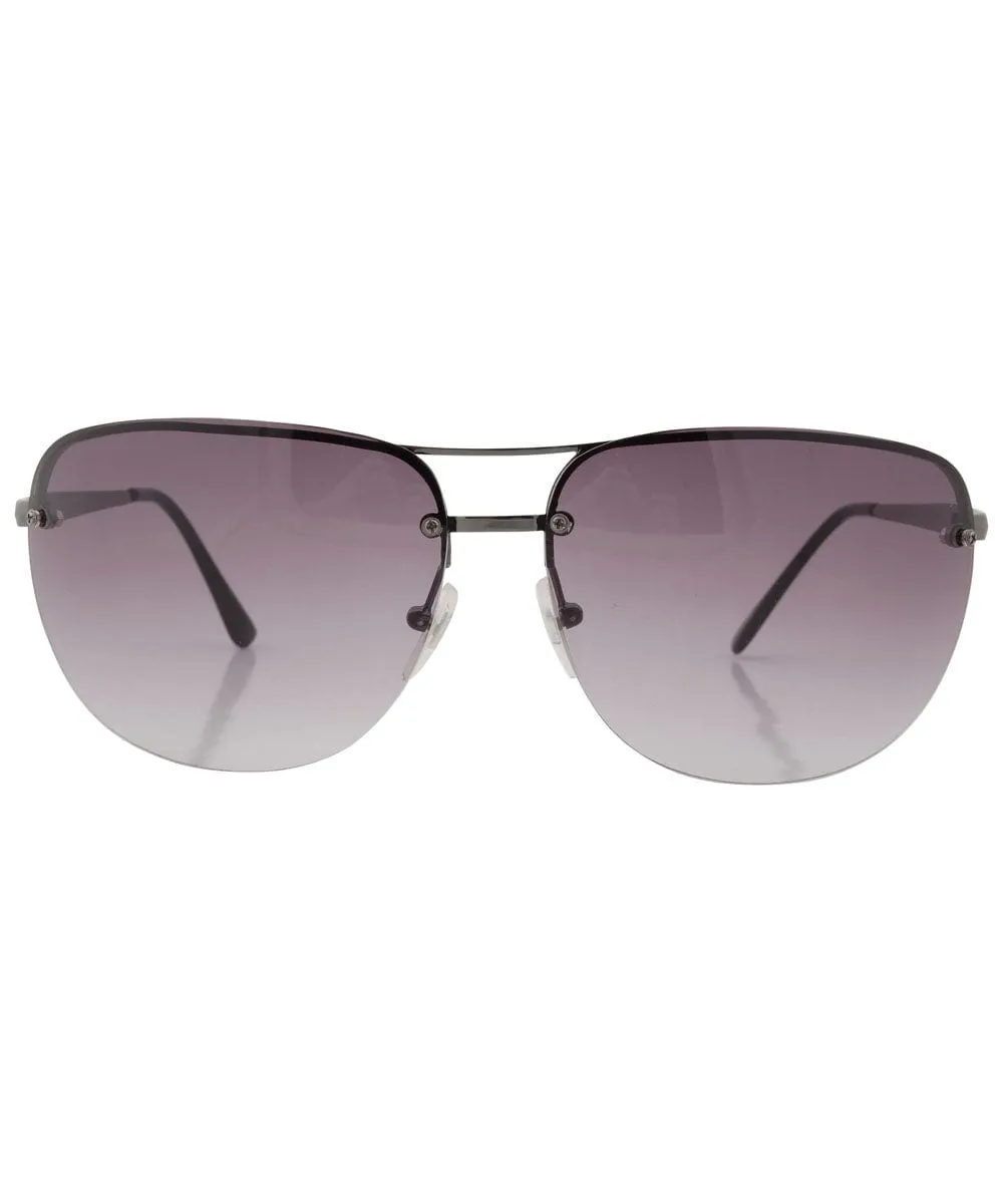 OCIFFER Smoke Aviator Sunglasses sold by Giant Vintage product image thumbnail 3