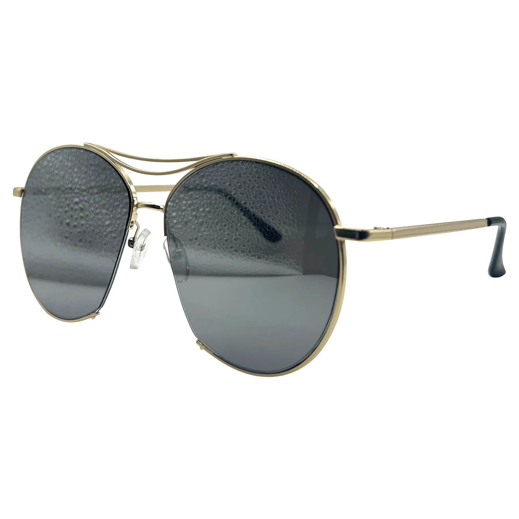 BRONSON Oversized Semi-Rimless Aviator Sunglasses sold by Giant Vintage product image thumbnail 2