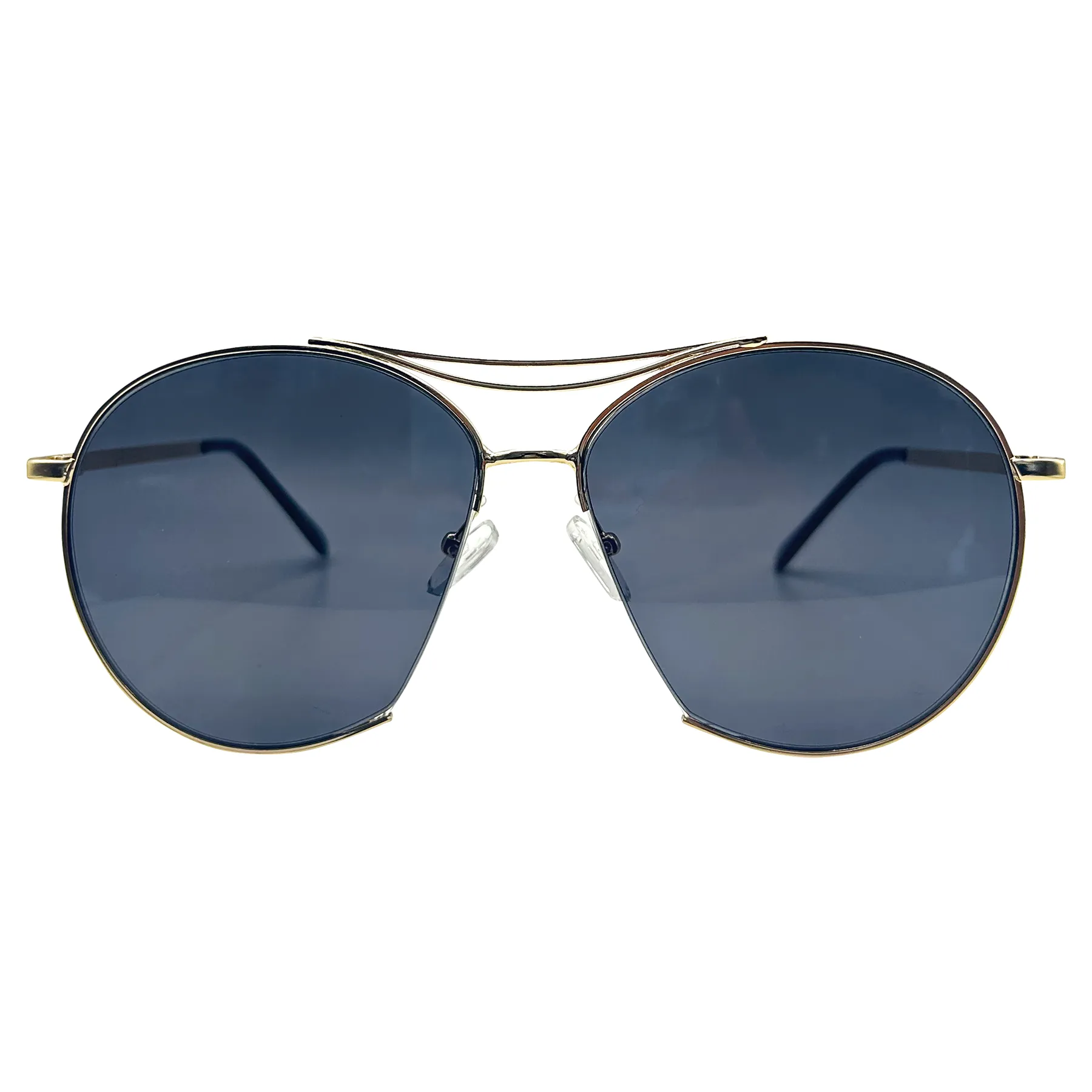 BRONSON Oversized Semi-Rimless Aviator Sunglasses sold by Giant Vintage product image thumbnail 3