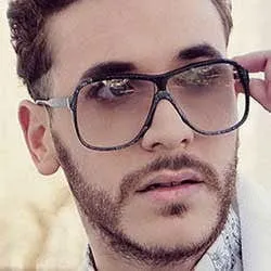 BLACKMON Black Oversized Sunglasses sold by Giant Vintage product image thumbnail 2