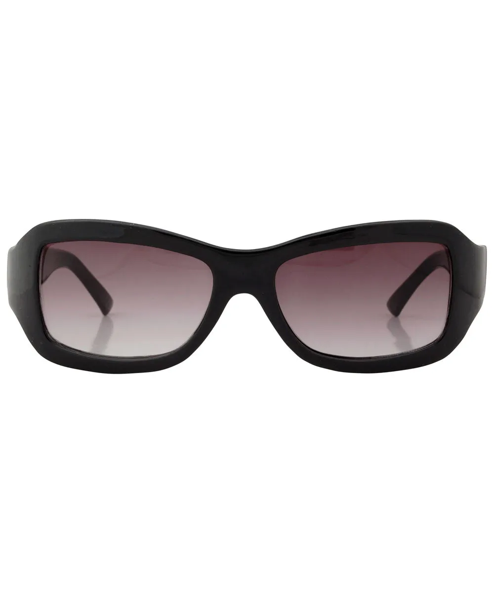 PIACE Black Square Sunglasses sold by Giant Vintage product image thumbnail 3
