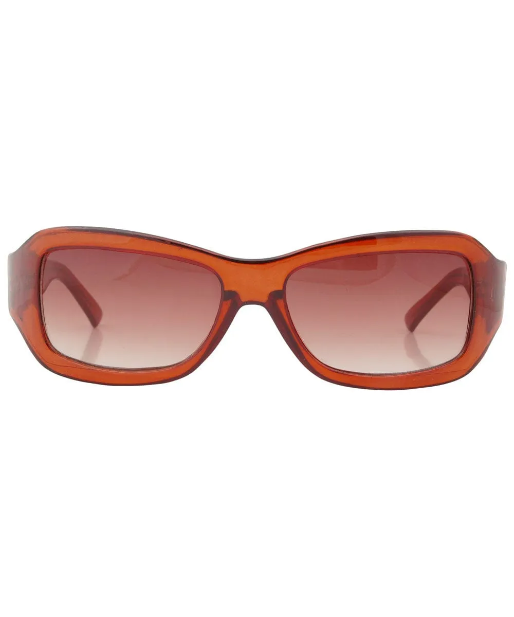 PIACE Brown Square Sunglasses sold by Giant Vintage product image thumbnail 3