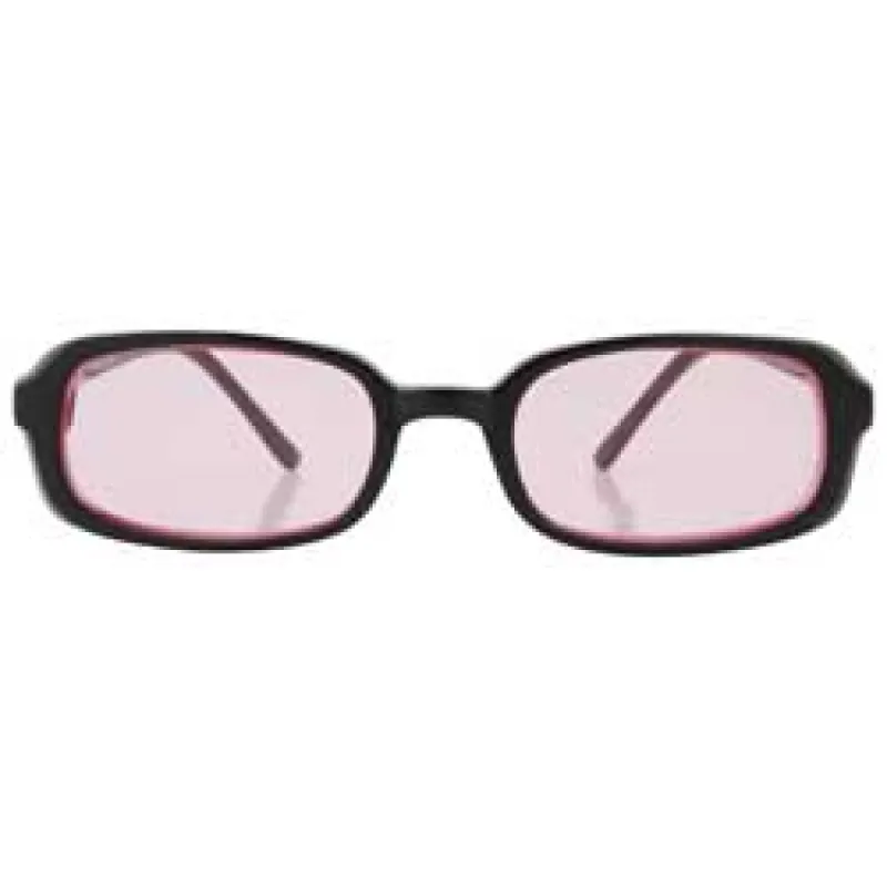 PINES Black/Pink Square Sunglasses sold by Giant Vintage