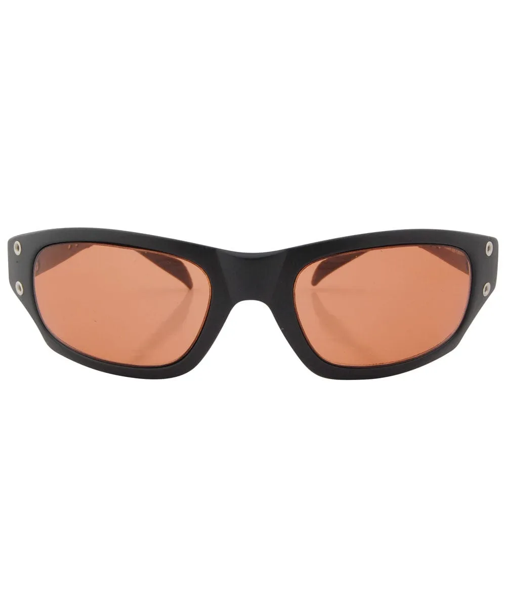 QUIZ Black/Copper Sports Sunglasses sold by Giant Vintage product image thumbnail 2