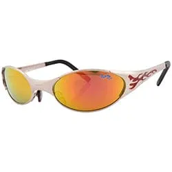 MYTHIC Silver/Fire Oval Sunglasses sold by Giant Vintage