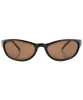 WRAPPED Black/Brown Indie Sunglasses sold by Giant Vintage
