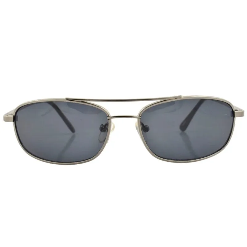 RENO Gunmetal/Super Dark Square Sunglasses sold by Giant Vintage