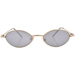 VITTLES Brass Micro Indie Sunglasses sold by Giant Vintage