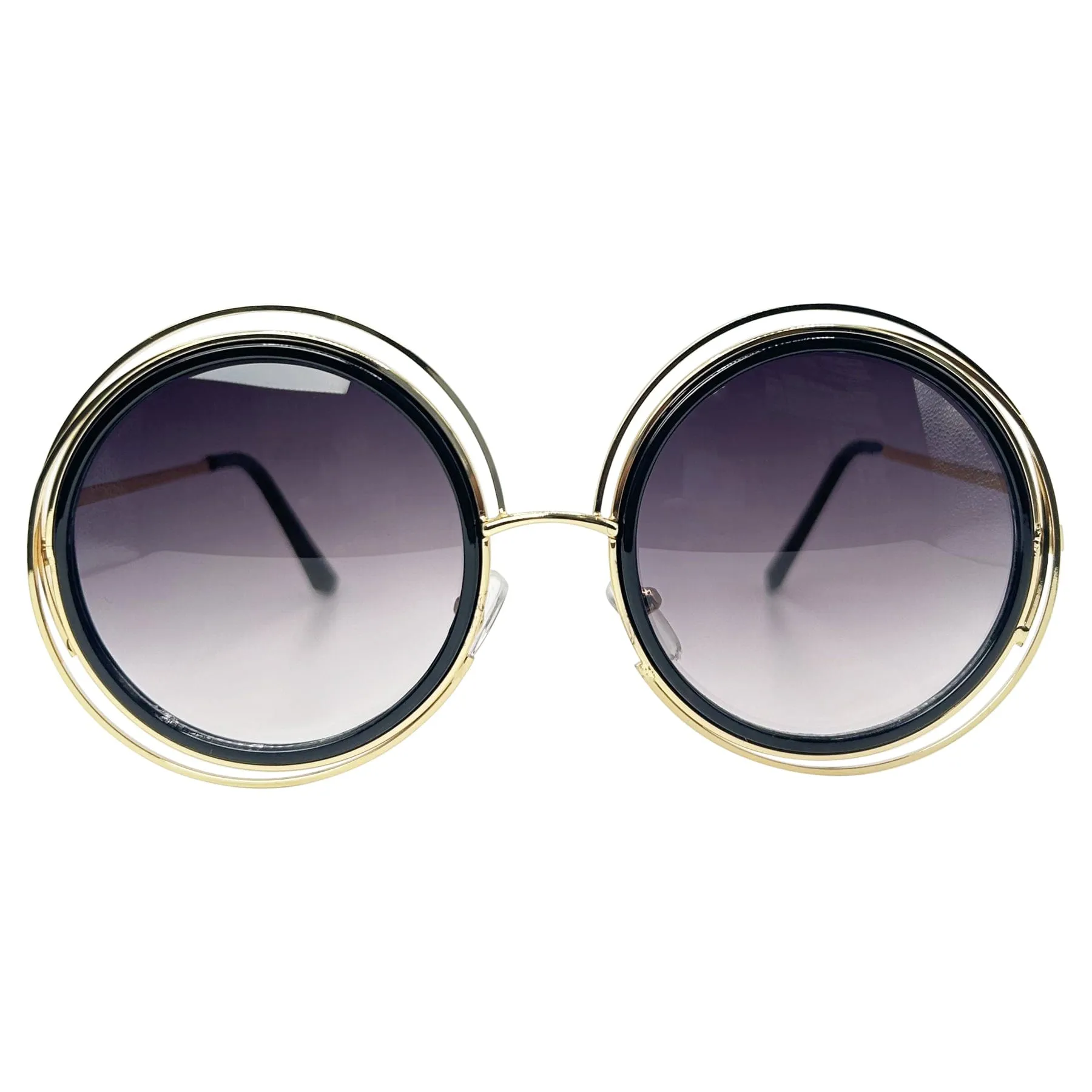 AURA Oversized Round Hippie Sunglasses sold by Giant Vintage