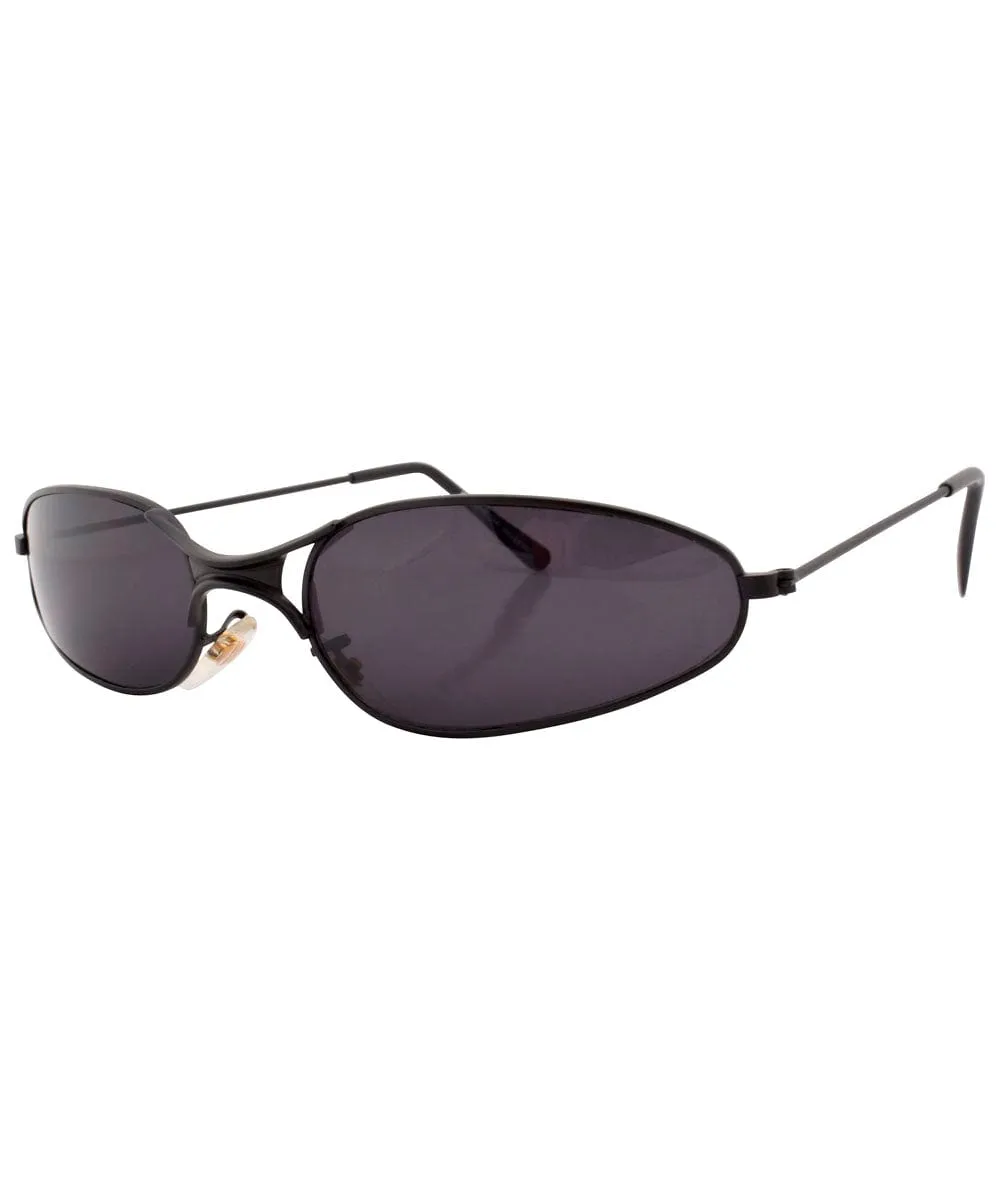 DOO-WOP Black Sports Sunglasses sold by Giant Vintage product image thumbnail 3