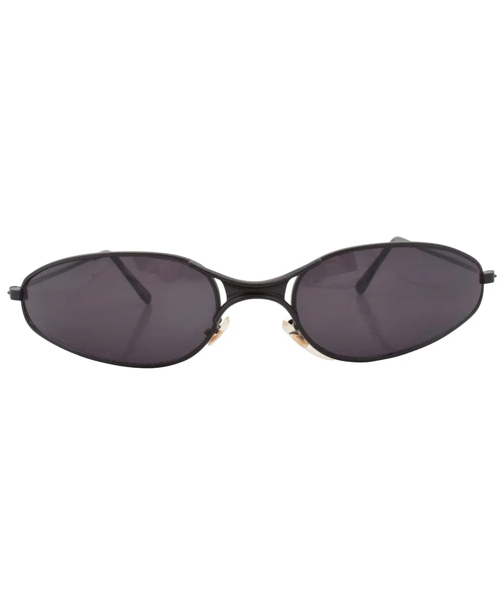 DOO-WOP Black Sports Sunglasses sold by Giant Vintage product image thumbnail 2