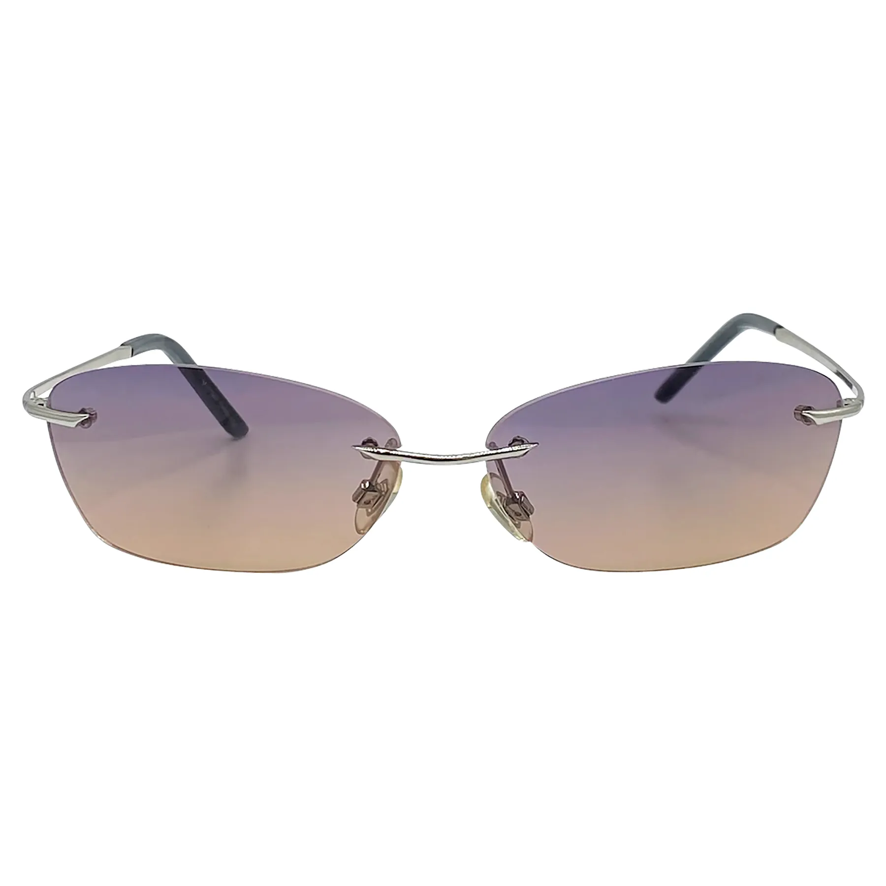 SAPPHIRE Rimless Y2K Sunglasses sold by Giant Vintage product image thumbnail 2