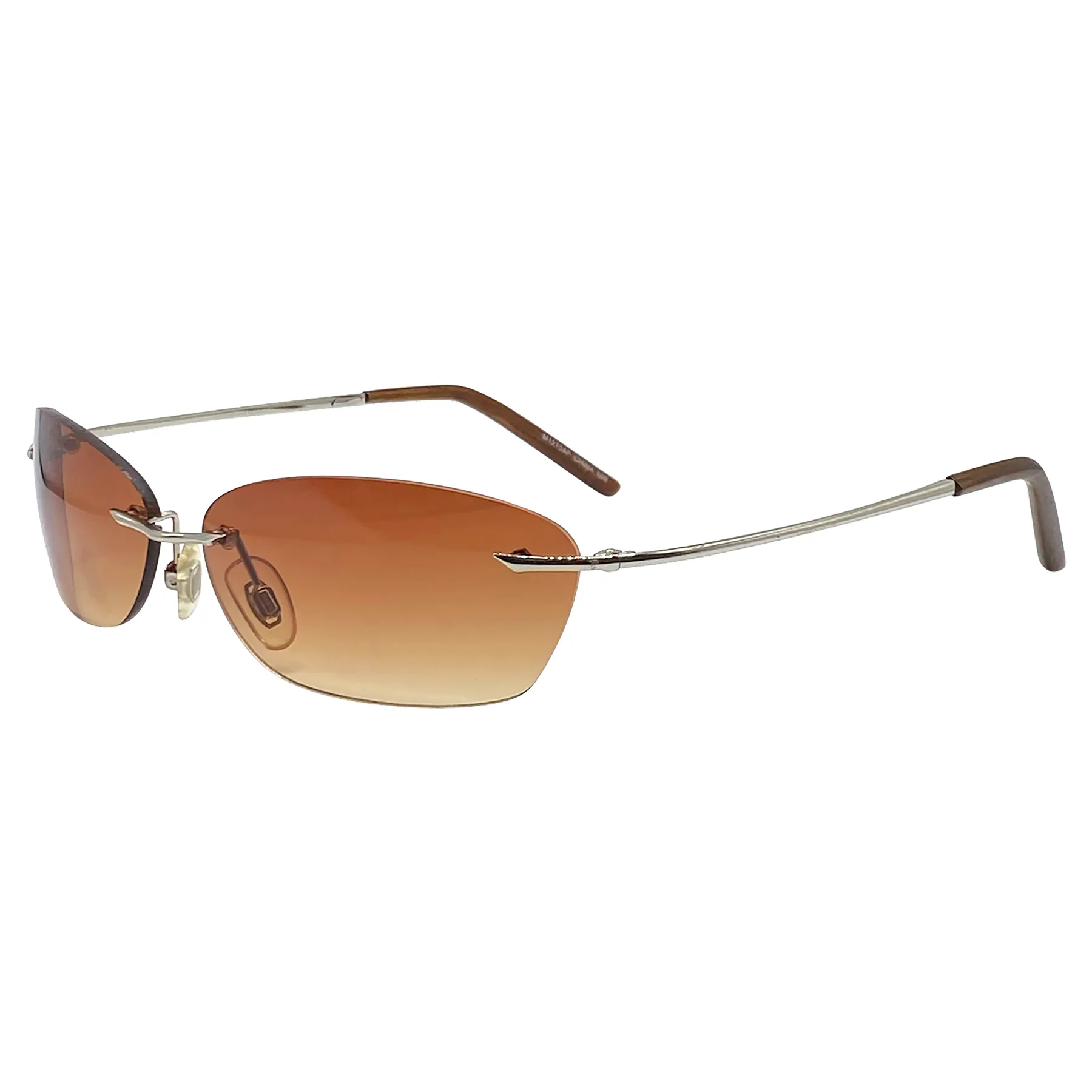 SAPPHIRE Rimless Y2K Sunglasses sold by Giant Vintage product image thumbnail 5