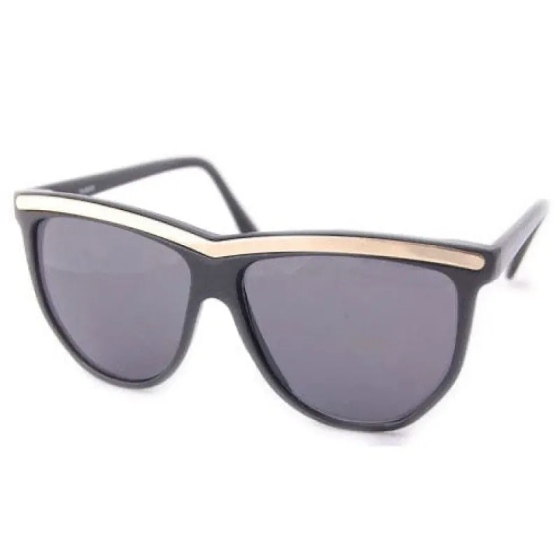 BOBCAT Black Cat-Eye Sunglasses sold by Giant Vintage