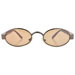 BIDDLE Copper Oval Sunglasses sold by Giant Vintage