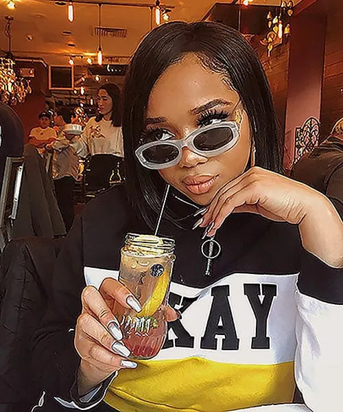 KIKA Frost Mod Square Sunglasses sold by Giant Vintage product image thumbnail 4