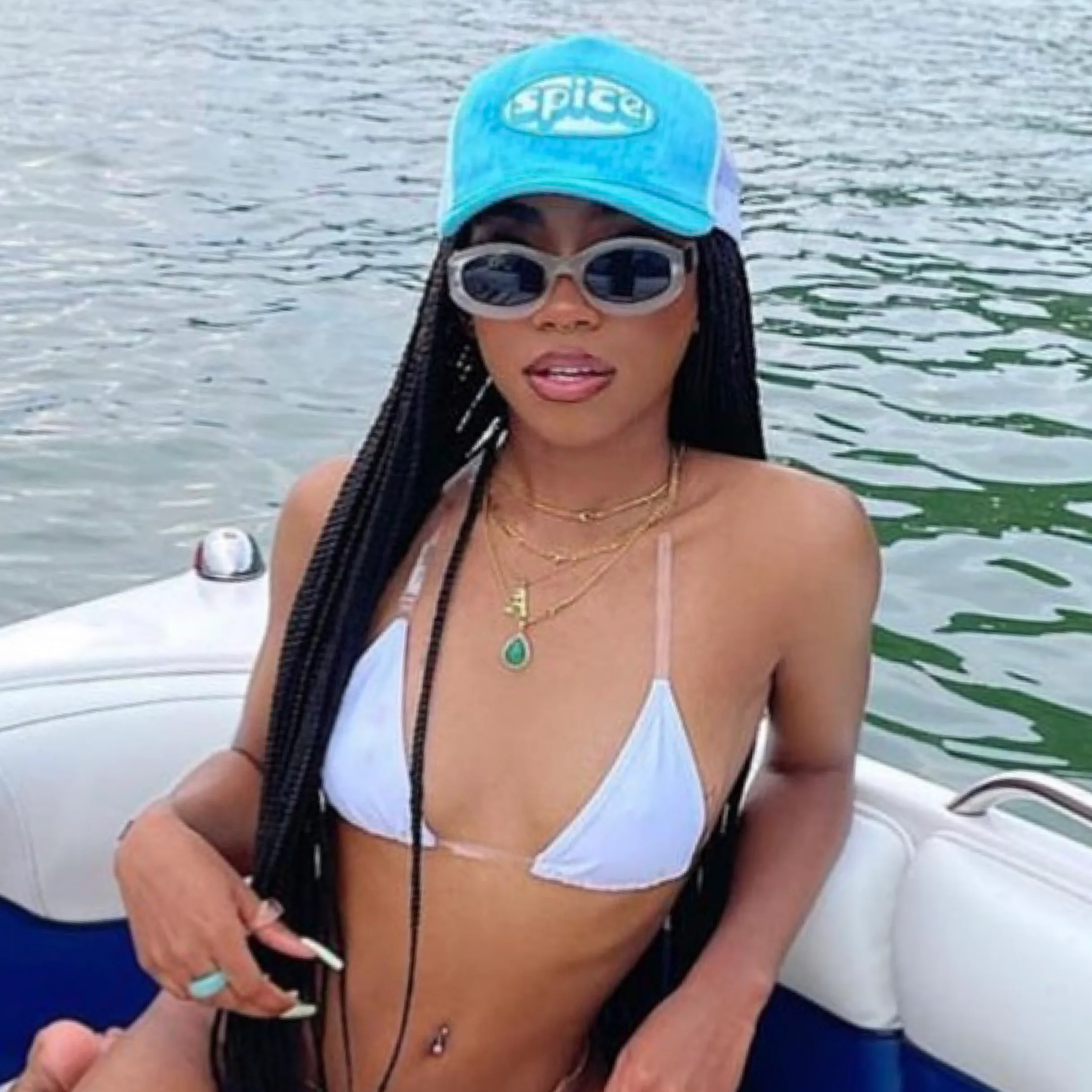 KIKA Frost Mod Square Sunglasses sold by Giant Vintage product image thumbnail 5