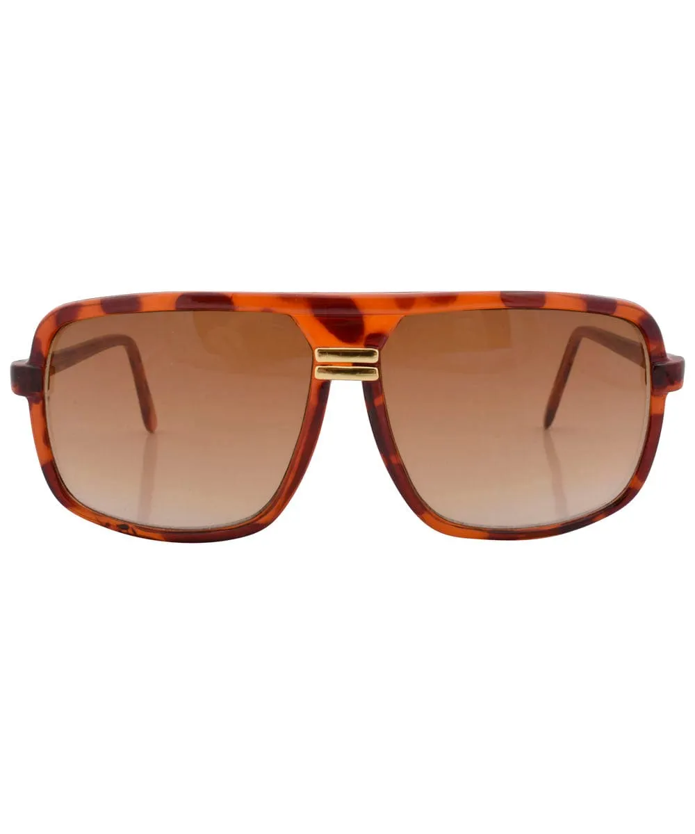THE MAN Tortoise Mens Sunglasses sold by Giant Vintage product image thumbnail 3
