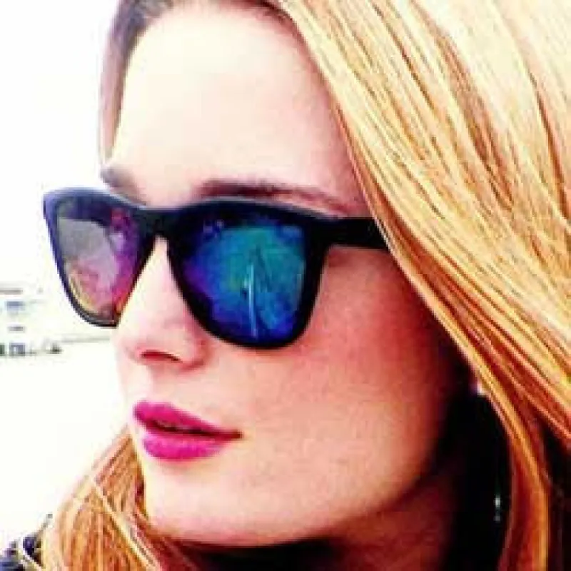 NORTHSTAR Black/Aqua 80s Sunglasses sold by Giant Vintage