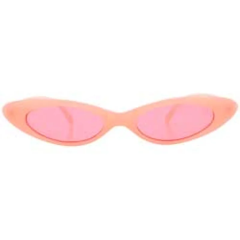 CAROLINA Carnation Slim Cat-Eye Sunglasses sold by Giant Vintage