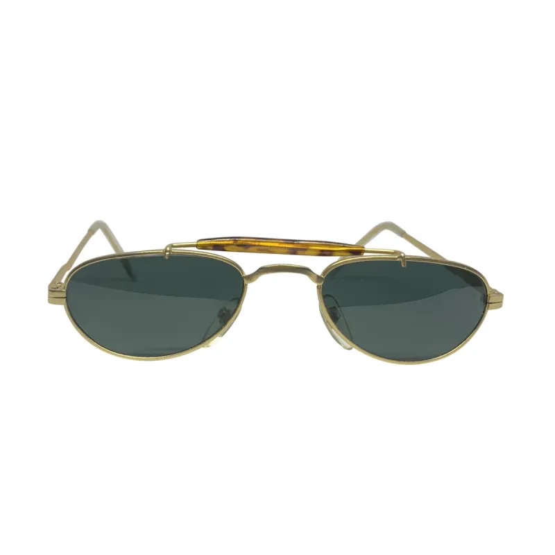 BARACK-O Gold Tortoise Small Aviator Sunnies sold by Giant Vintage