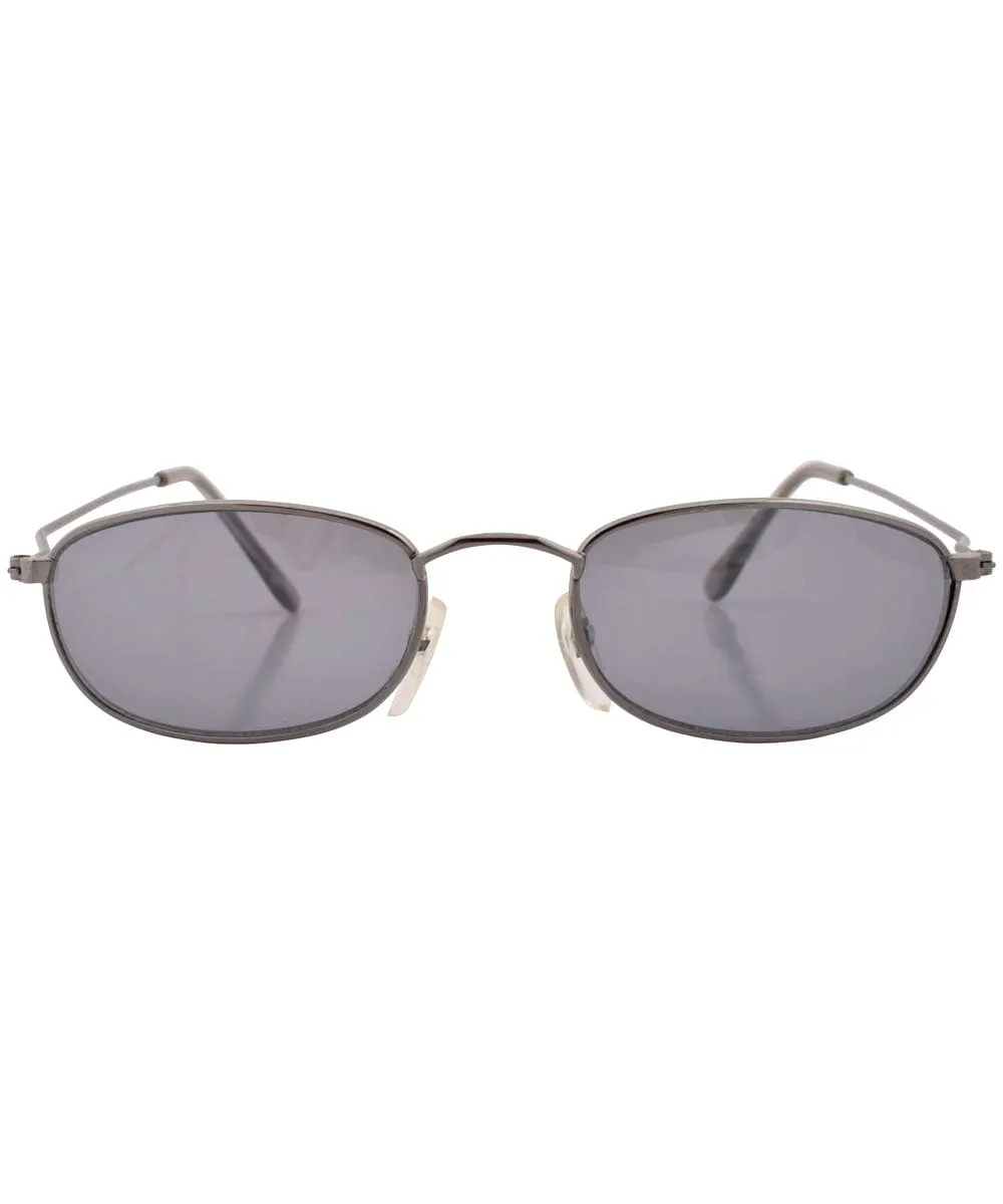 STRANGER Gunmetal / Smoke Square Sunglasses sold by Giant Vintage product image thumbnail 3