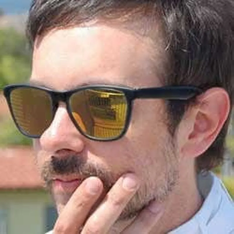 NORTHSTAR Black/Fire 80s Sunglasses sold by Giant Vintage