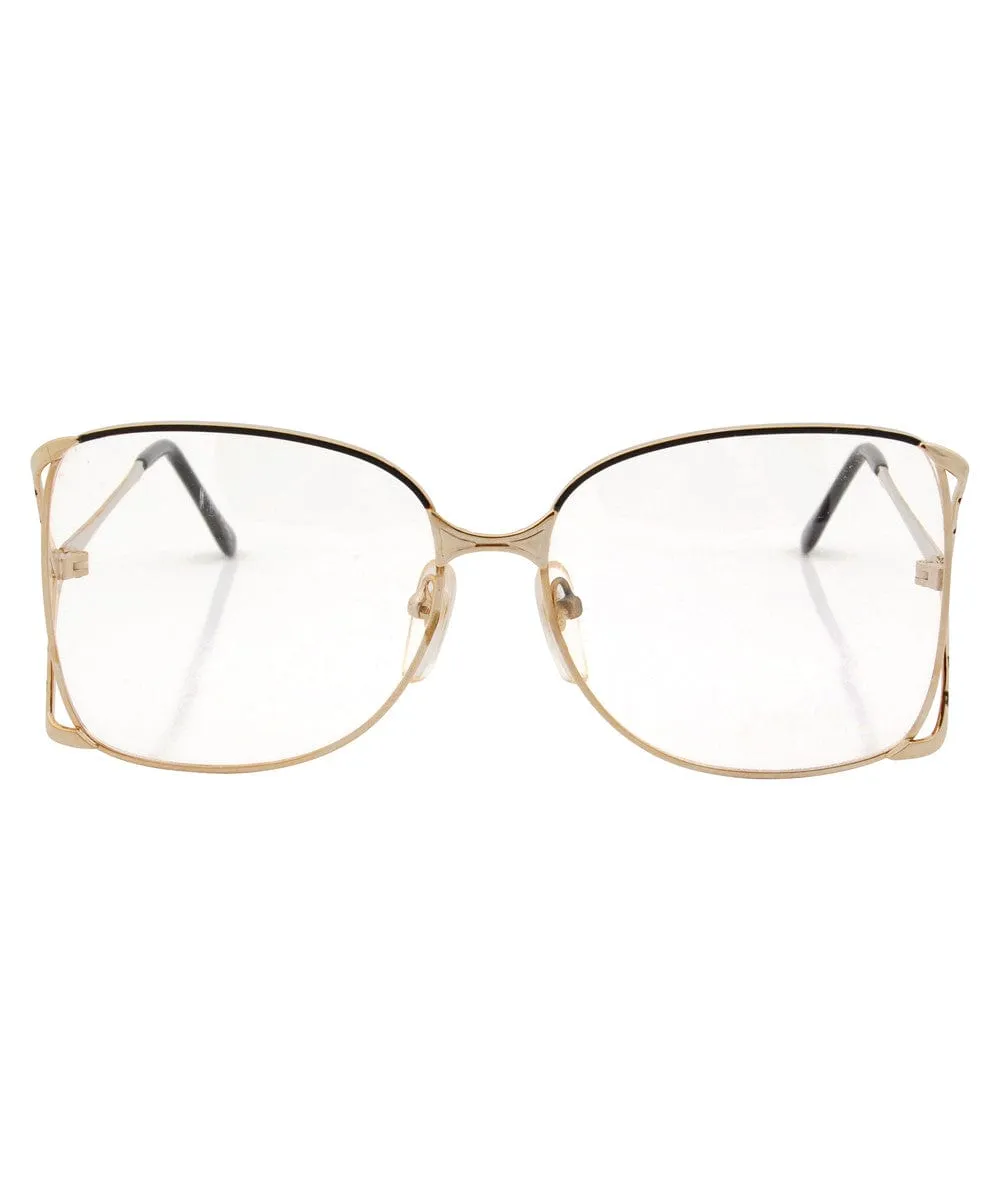 LEELEE Gold/Clear sold by Giant Vintage product image thumbnail 3