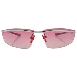 BEMUSE Pink Rimless Sunglasses sold by Giant Vintage