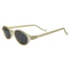 BITZ Frost Yellow/Super Dark Oval Sunglasses sold by Giant Vintage