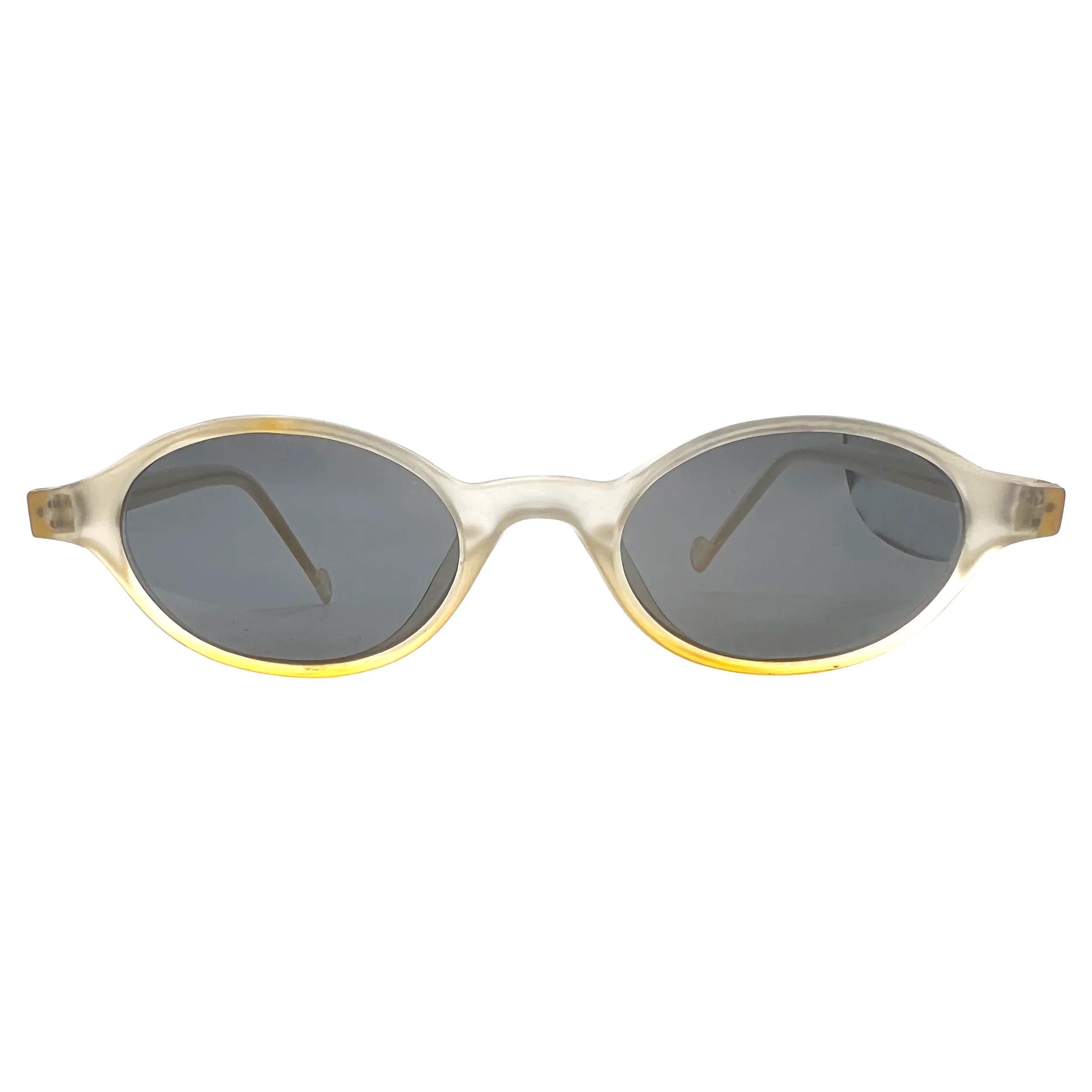 BITZ Frost Yellow/Super Dark Oval Sunglasses sold by Giant Vintage
