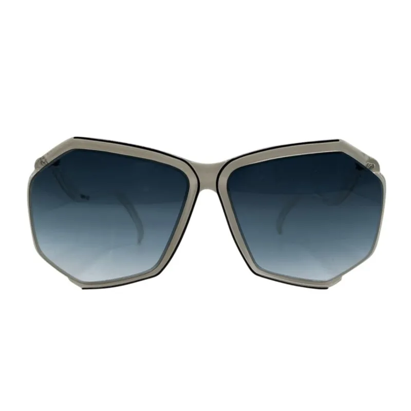 BOOGIE White 80s Sunglasses sold by Giant Vintage