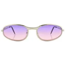 WEXLER Purple/Silver Sports Sunglasses sold by Giant Vintage
