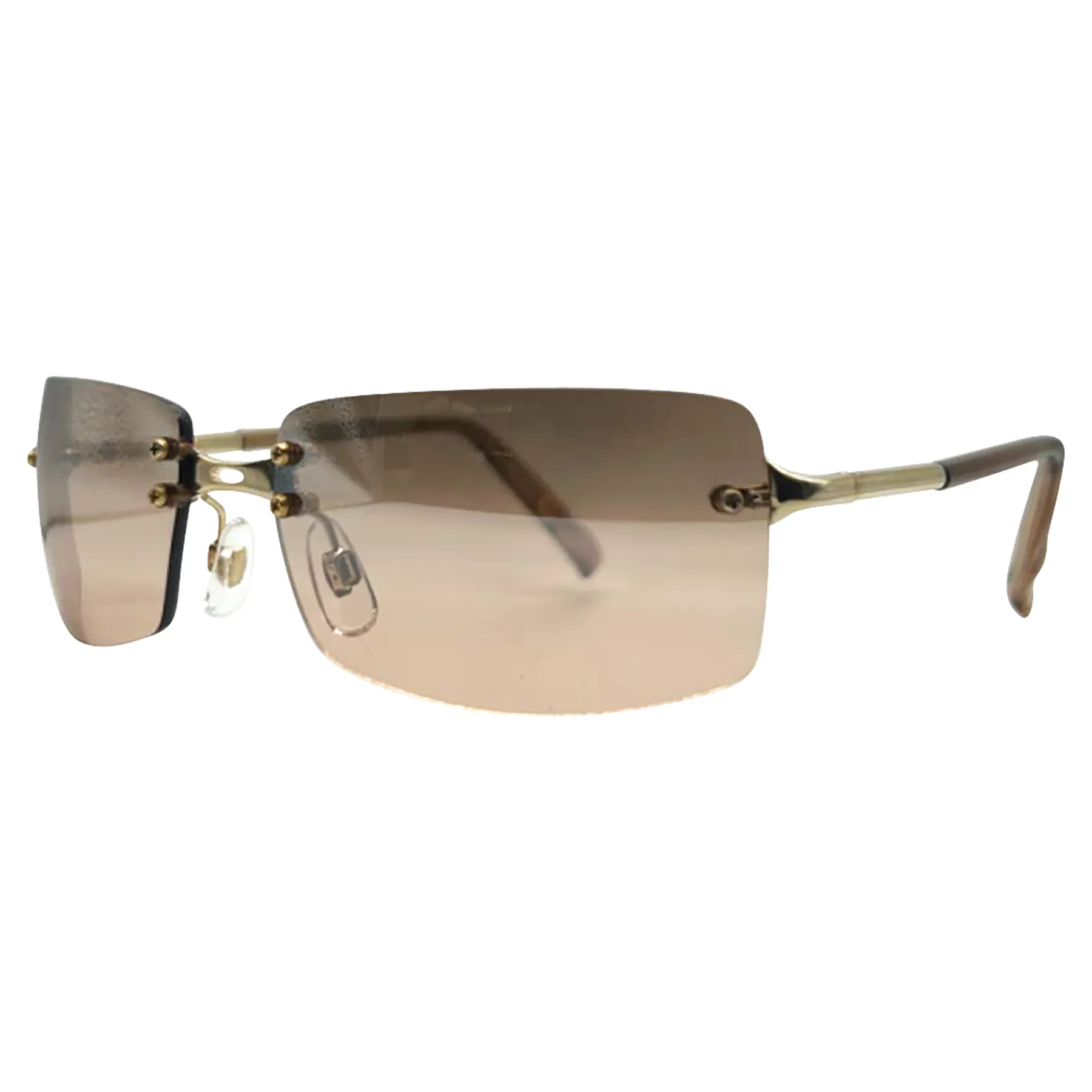 GLITTER Rimless Sunglasses sold by Giant Vintage product image thumbnail 3
