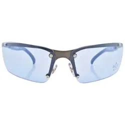 AMBIGUOUS Blue Rimless Sunglasses sold by Giant Vintage