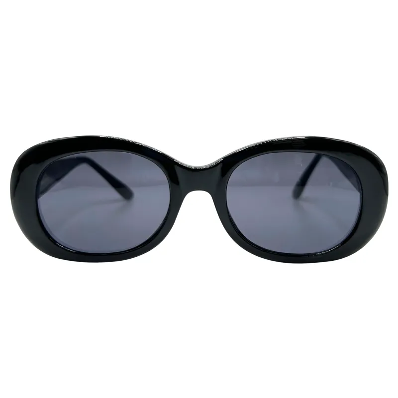 HAMBURG Black Mod Square Sunglasses sold by Giant Vintage