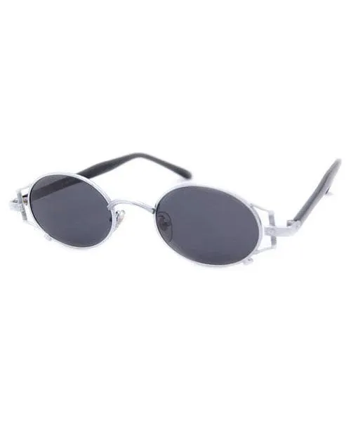 SHILL Silver Oval Sunglasses sold by Giant Vintage product image thumbnail 2